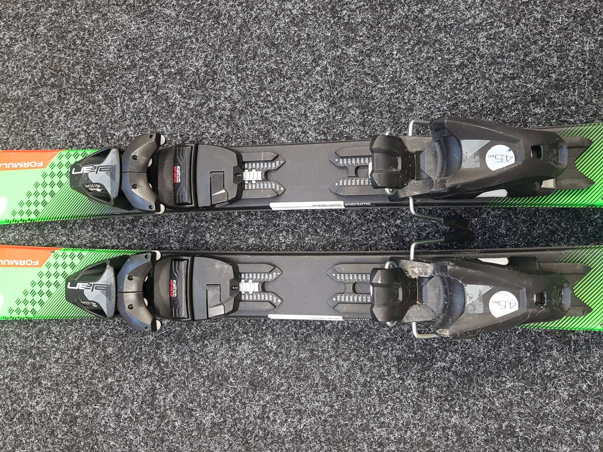 Gebrauchte Kinderski ELAN Formula S + Bindungen Elan EL 4.5