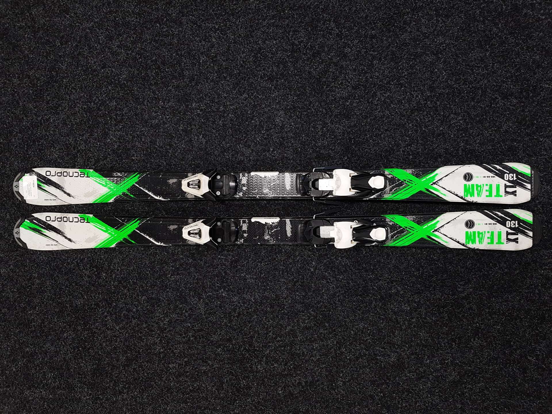 Schiuri pentru copii second-hand TECNOPRO XT Team + legături Tecnopro TC 4.5