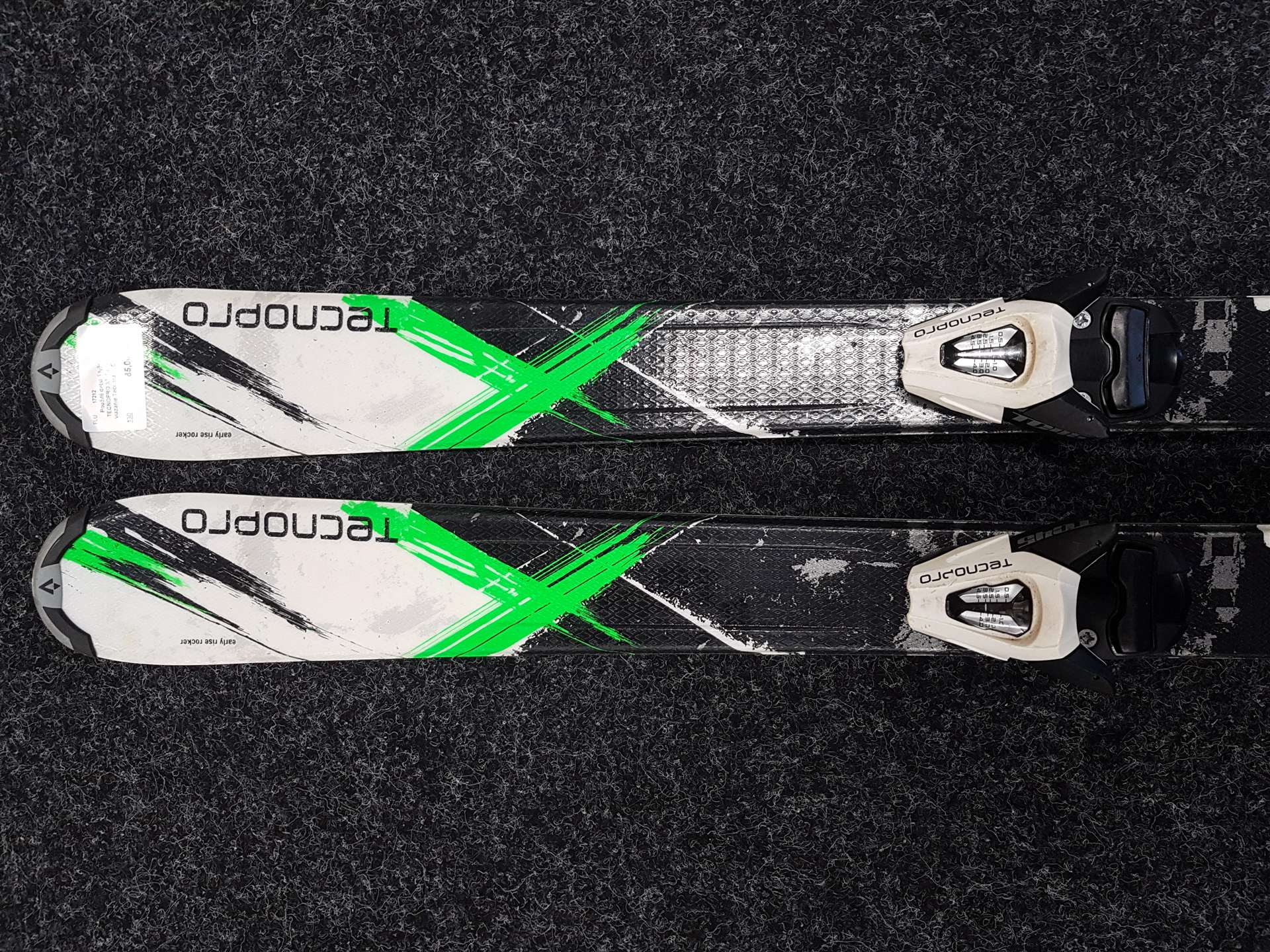 Schiuri pentru copii second-hand TECNOPRO XT Team + legături Tecnopro TC 4.5