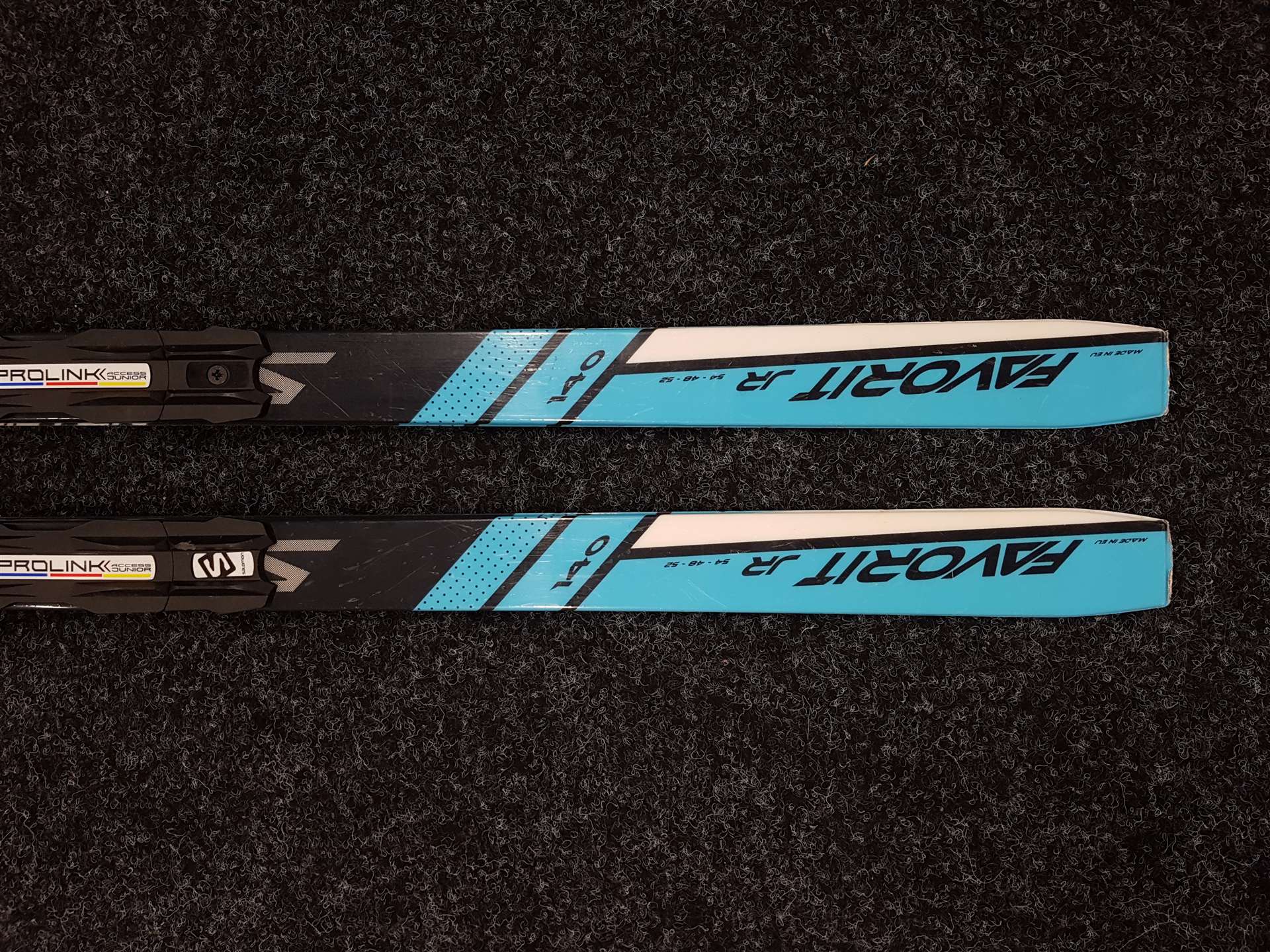 Skis de fond SPORTEN Favorit JR d'occasion + fixations Salomon NNN