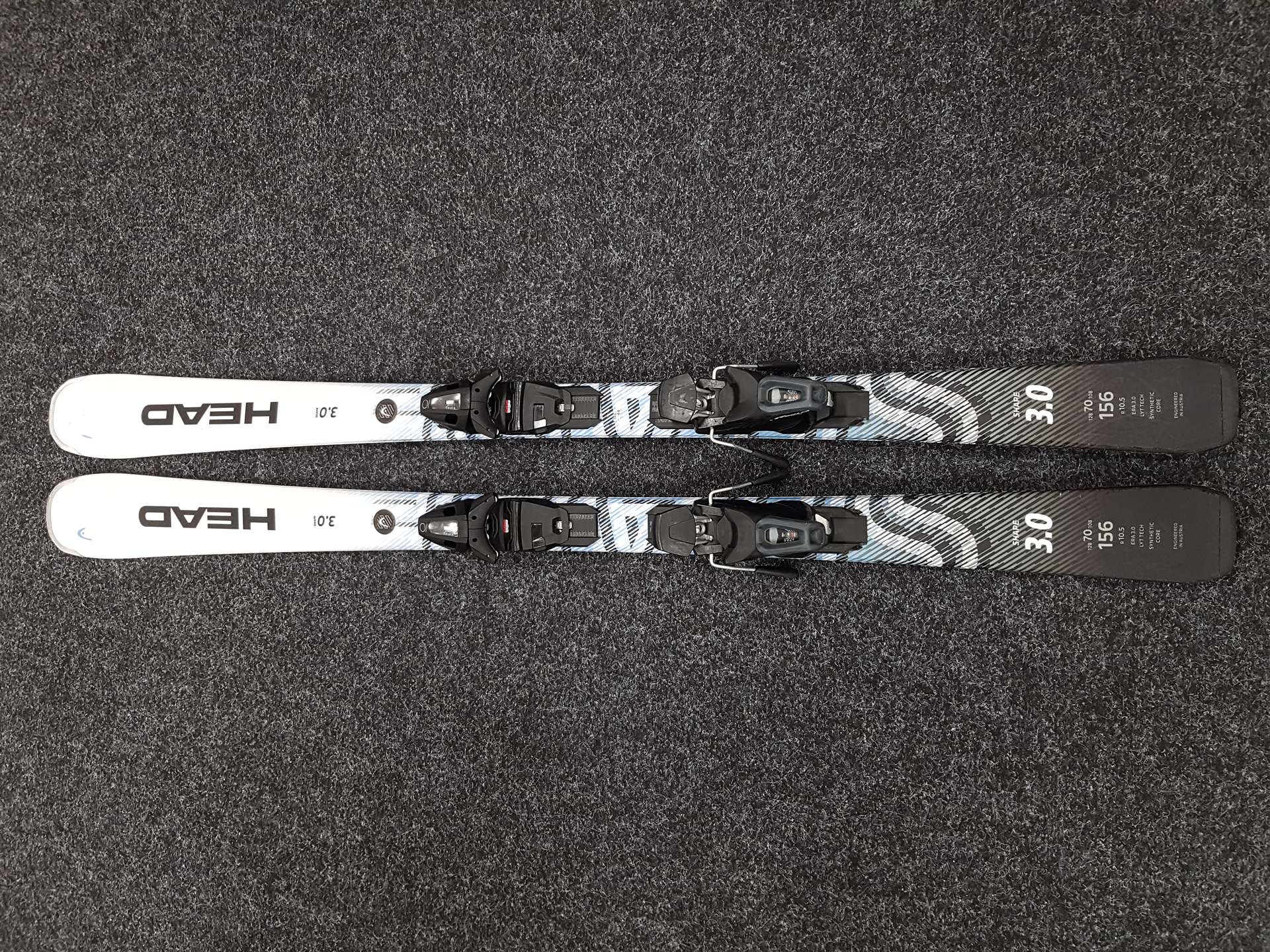 Gebrauchte HEAD Shape 3.0 Ski + Tyrolia 10 Bindungen