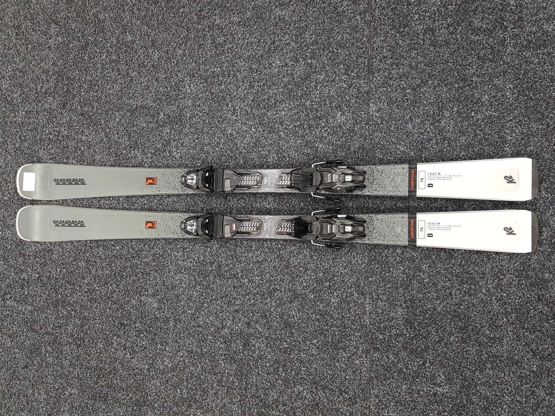 Gebrauchte K2 Disruption 76 Ski + Marker 10 Bindungen