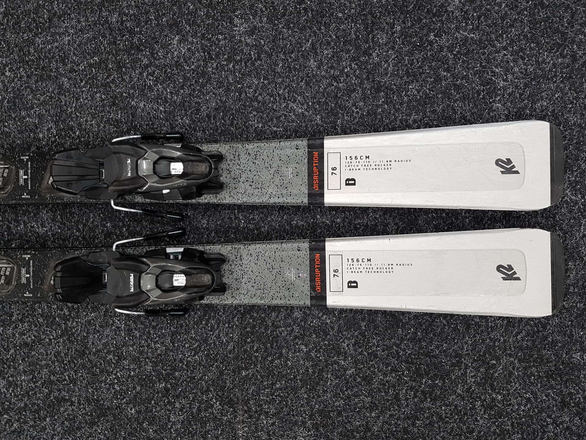 Gebrauchte K2 Disruption 76 Ski + Marker 10 Bindungen