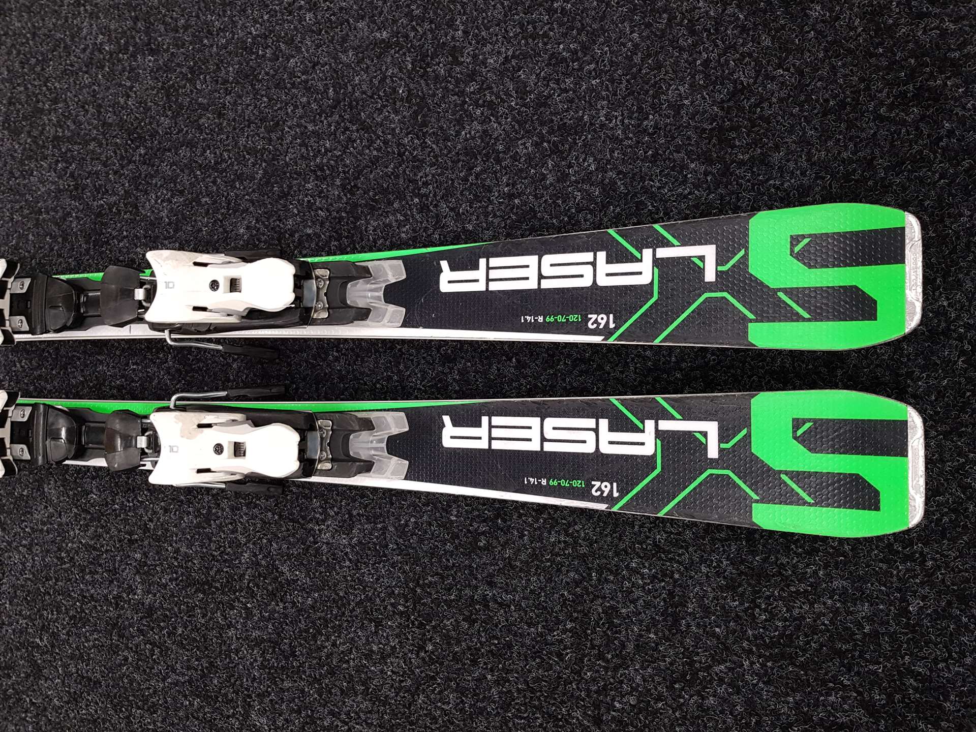 Skis Stockli Laser d'occasion + fixations Salomon TI 10
