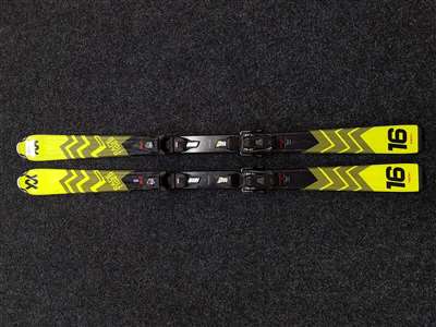 Použité lyže VOLKL Racetiger JR 16 + vázání Marker 7.0