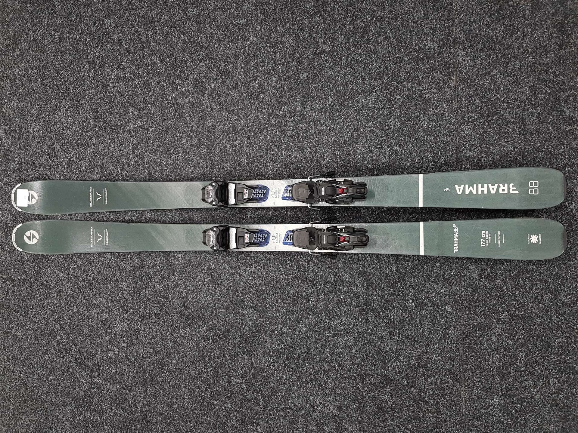 Gebrauchte Freeride-Ski BLIZZARD Brahma 88 SP + Bindungen Marker TCX 11