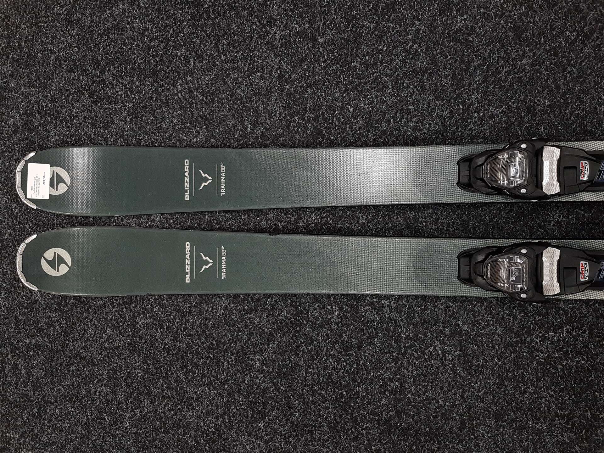 Gebrauchte Freeride-Ski BLIZZARD Brahma 88 SP + Bindungen Marker TCX 11