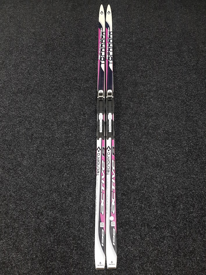 Gebrauchte TECNOPRO Active 8 Langlaufski + NNN TecnoPro Prolink Bindungen