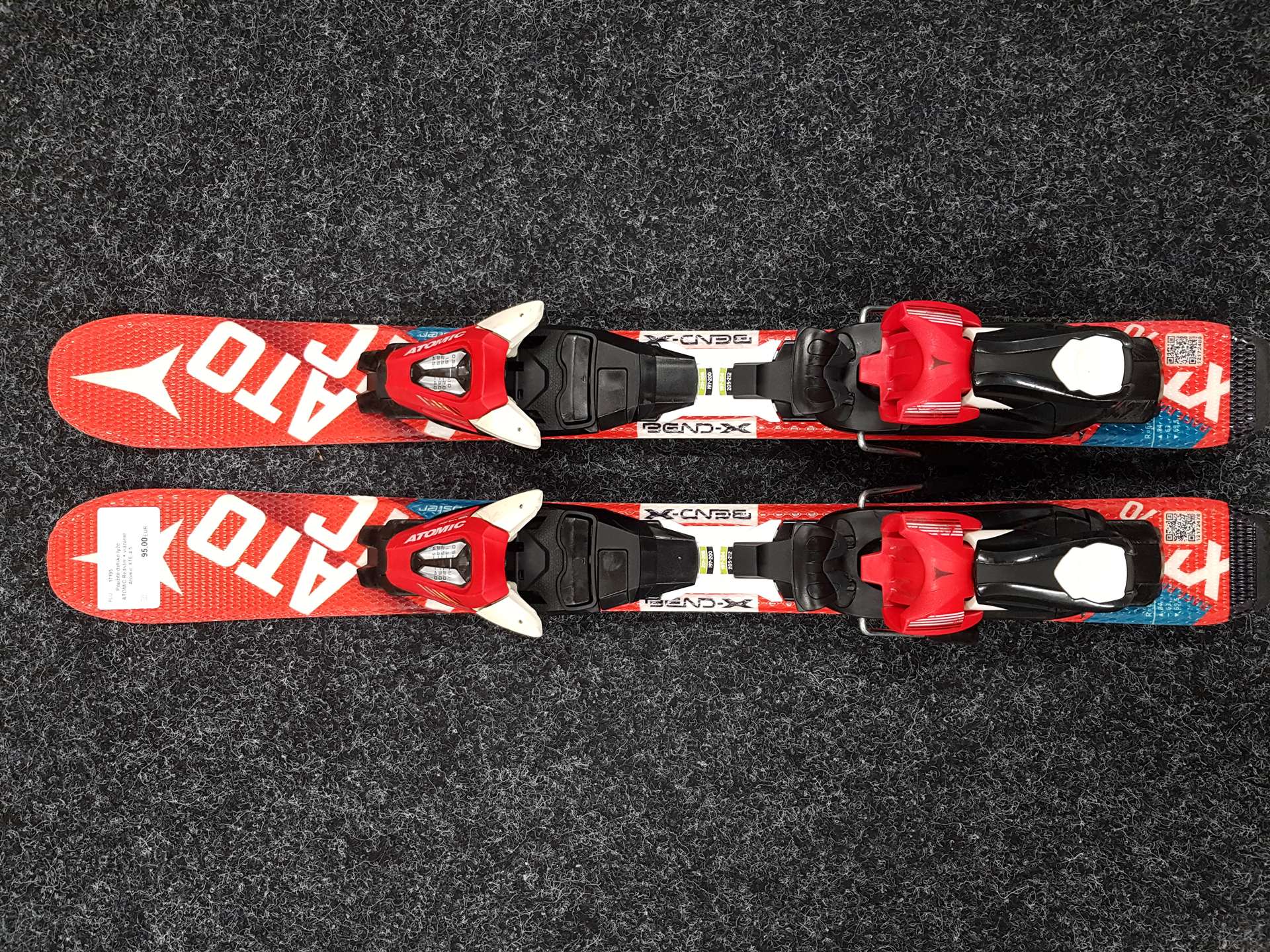 Gebrauchte Kinderski ATOMIC Redster + Atomic XTE 4.5 Bindungen