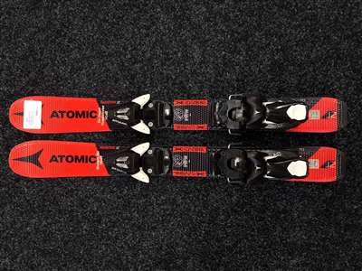 Použité dětské lyže ATOMIC Redster J2 + vázání Atomic C5