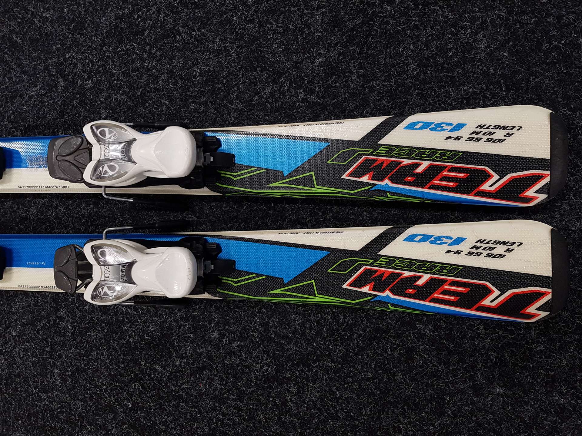 Sci usati per bambini NORDICA Doberman Team Rage J + attacchi Marker 7.0