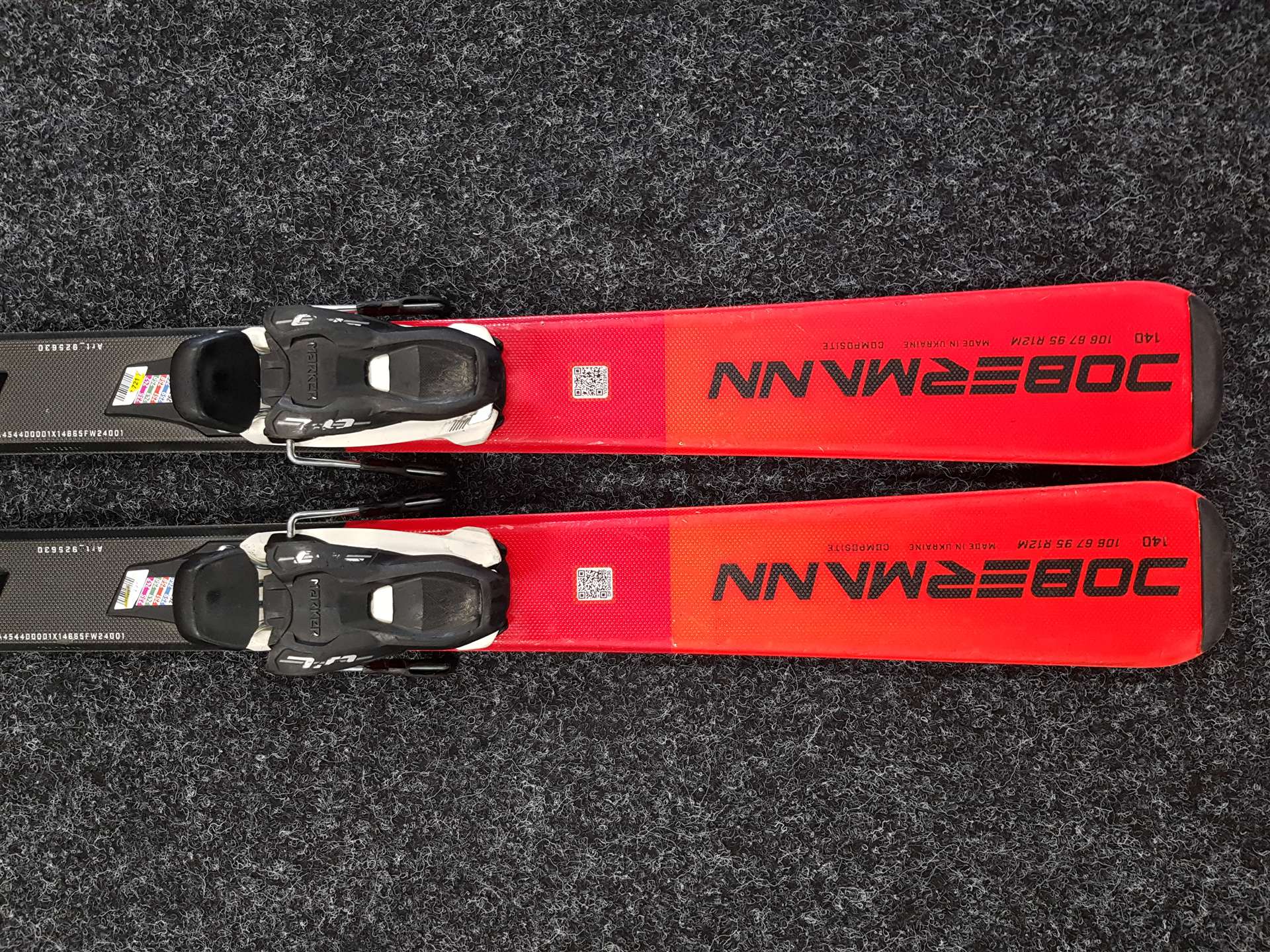 Gebrauchte Ski NORDICA Doberman Team JR + Bindungen Marker 7.0