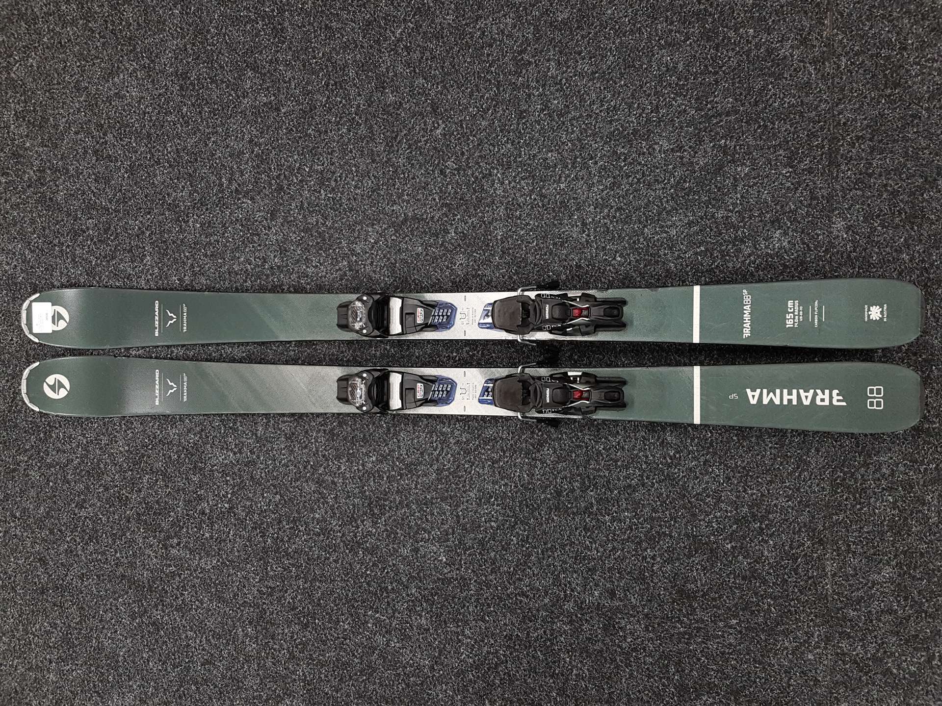 Gebrauchte Freeride-Ski BLIZZARD Brahma 88 SP + Bindungen Marker TCX 11