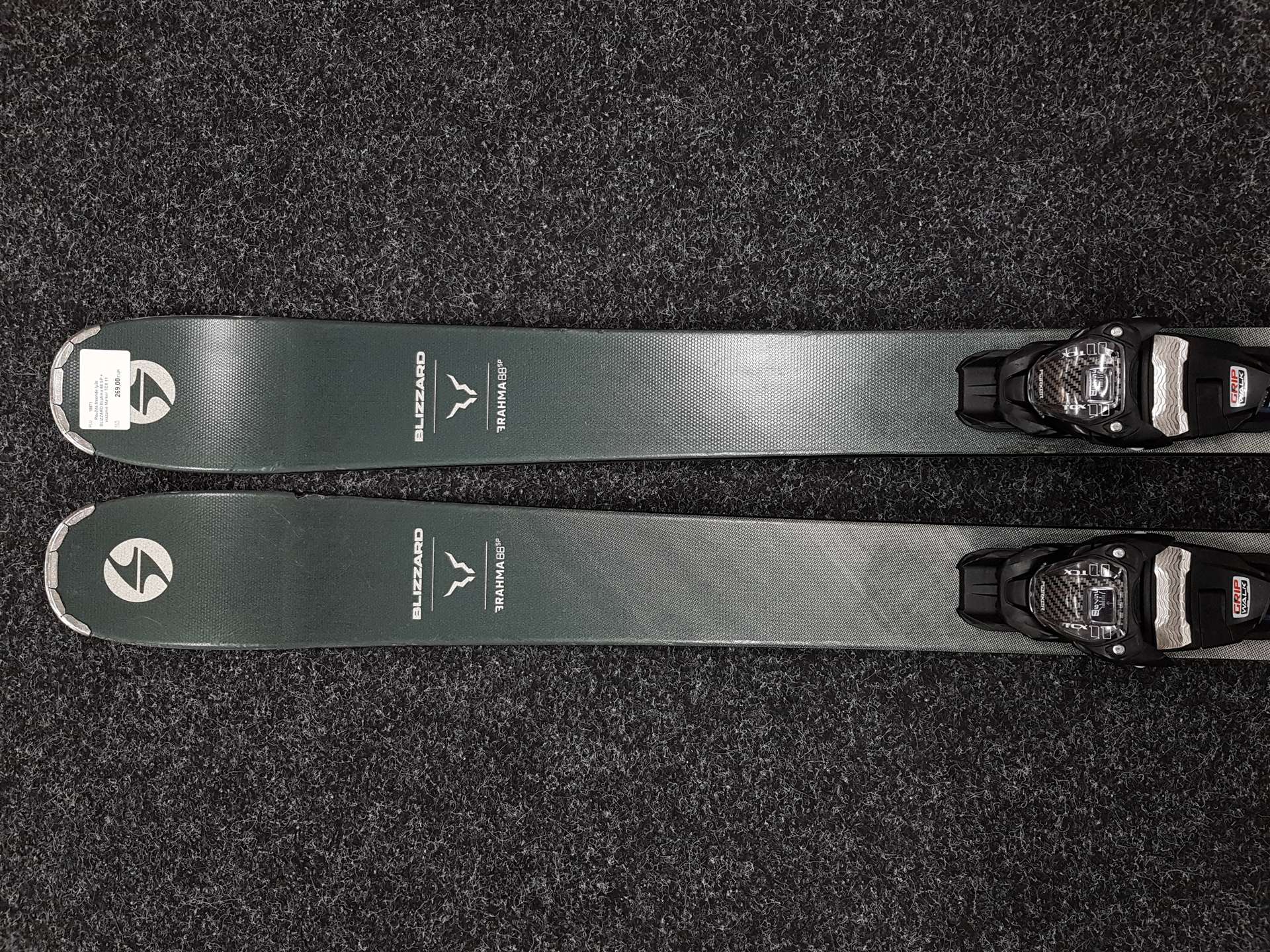 Použité freeride lyže BLIZZARD Brahma 88 SP + viazanie Marker TCX 11