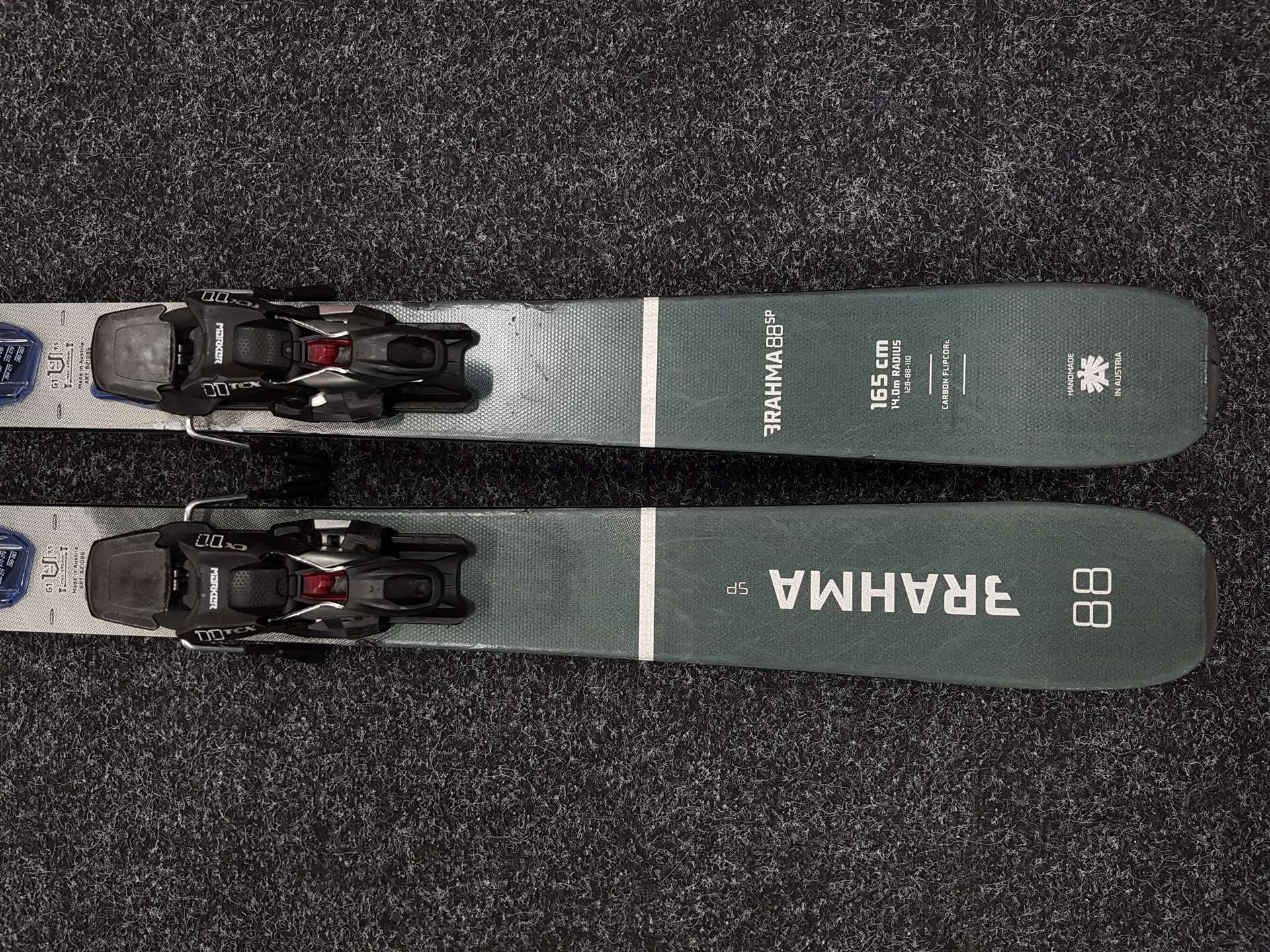 Použité freeride lyže BLIZZARD Brahma 88 SP + viazanie Marker TCX 11
