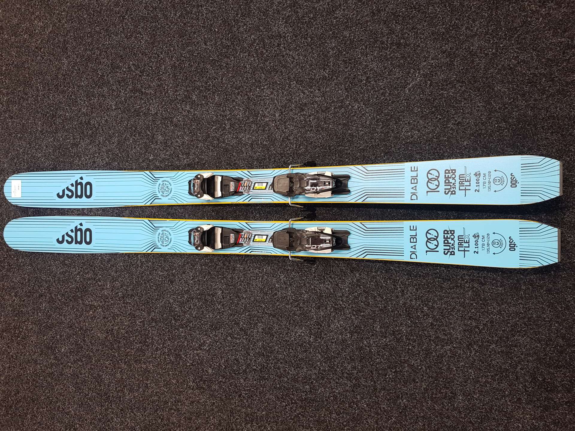 Freeride-Ski Ogso Diabele 100 + Bindung Marker FDT 11