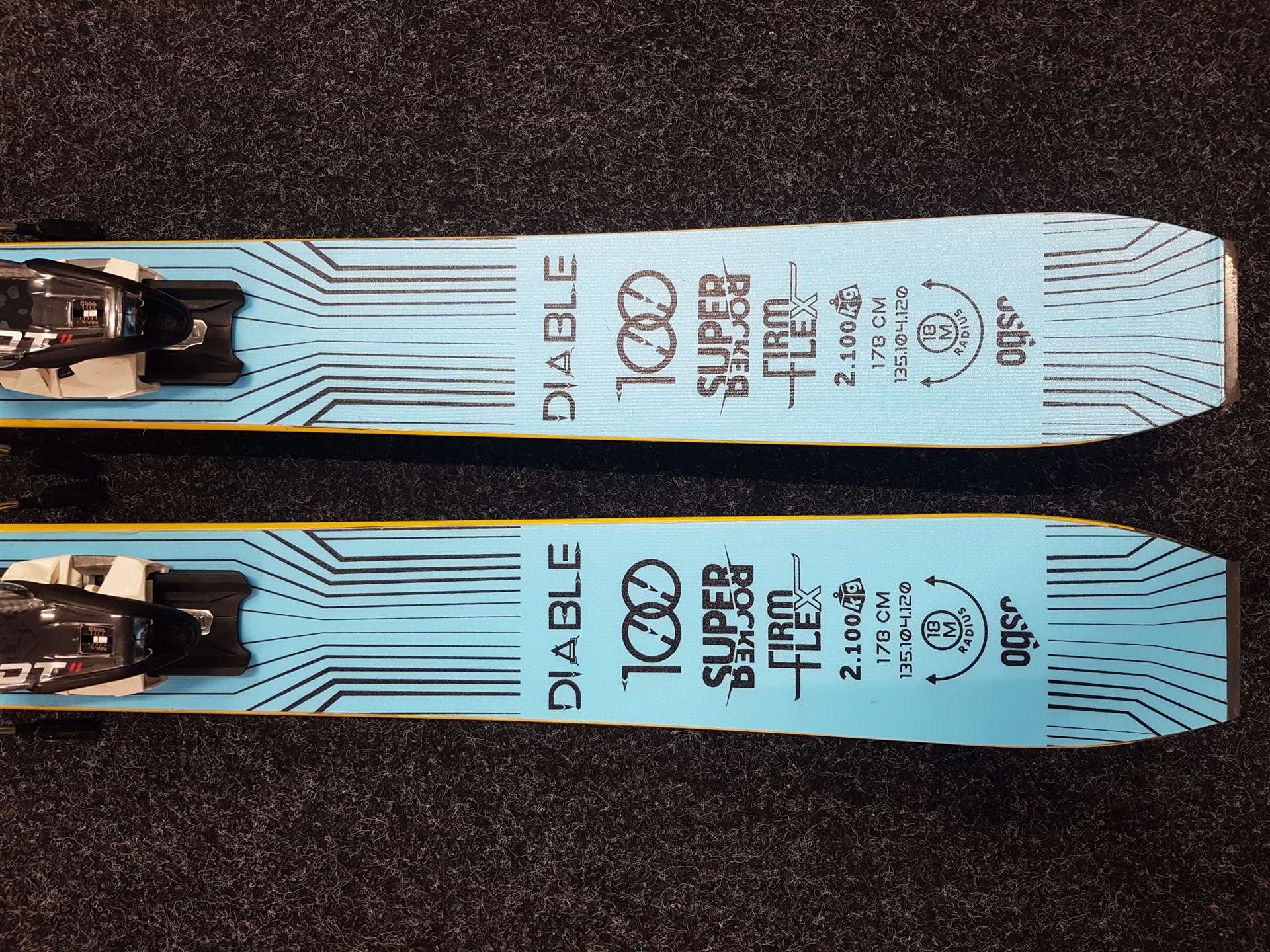 Freeride-Ski Ogso Diabele 100 + Bindung Marker FDT 11