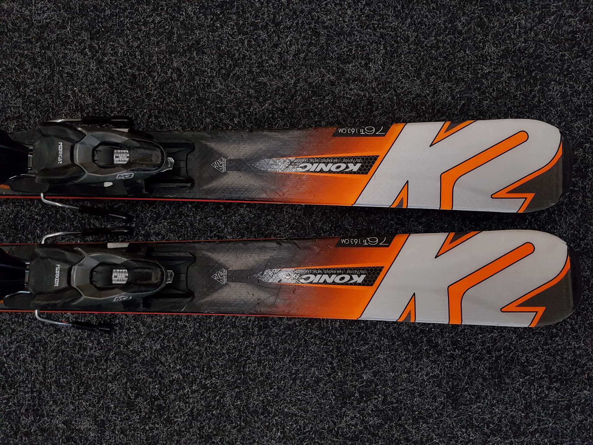 Bazárové lyže K2 Konic 76Ti