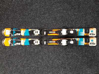 Gebruikte kinderski's TECNOPRO PULSE TEAM + bindingen Tecnopro TC 4.5