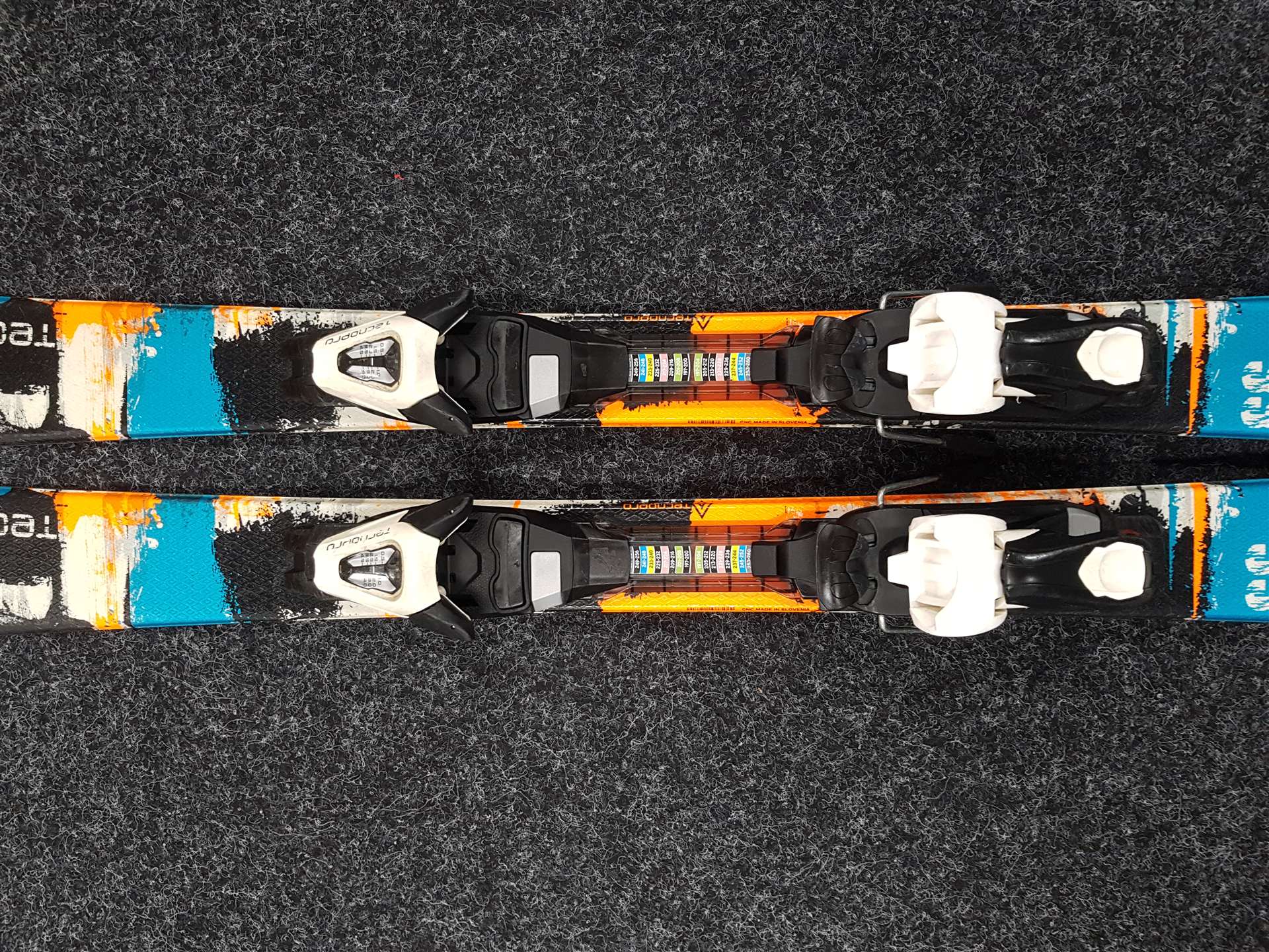 Použité detské lyže TECNOPRO PULSE TEAM  + viazanie Tecnopro TC 4.5