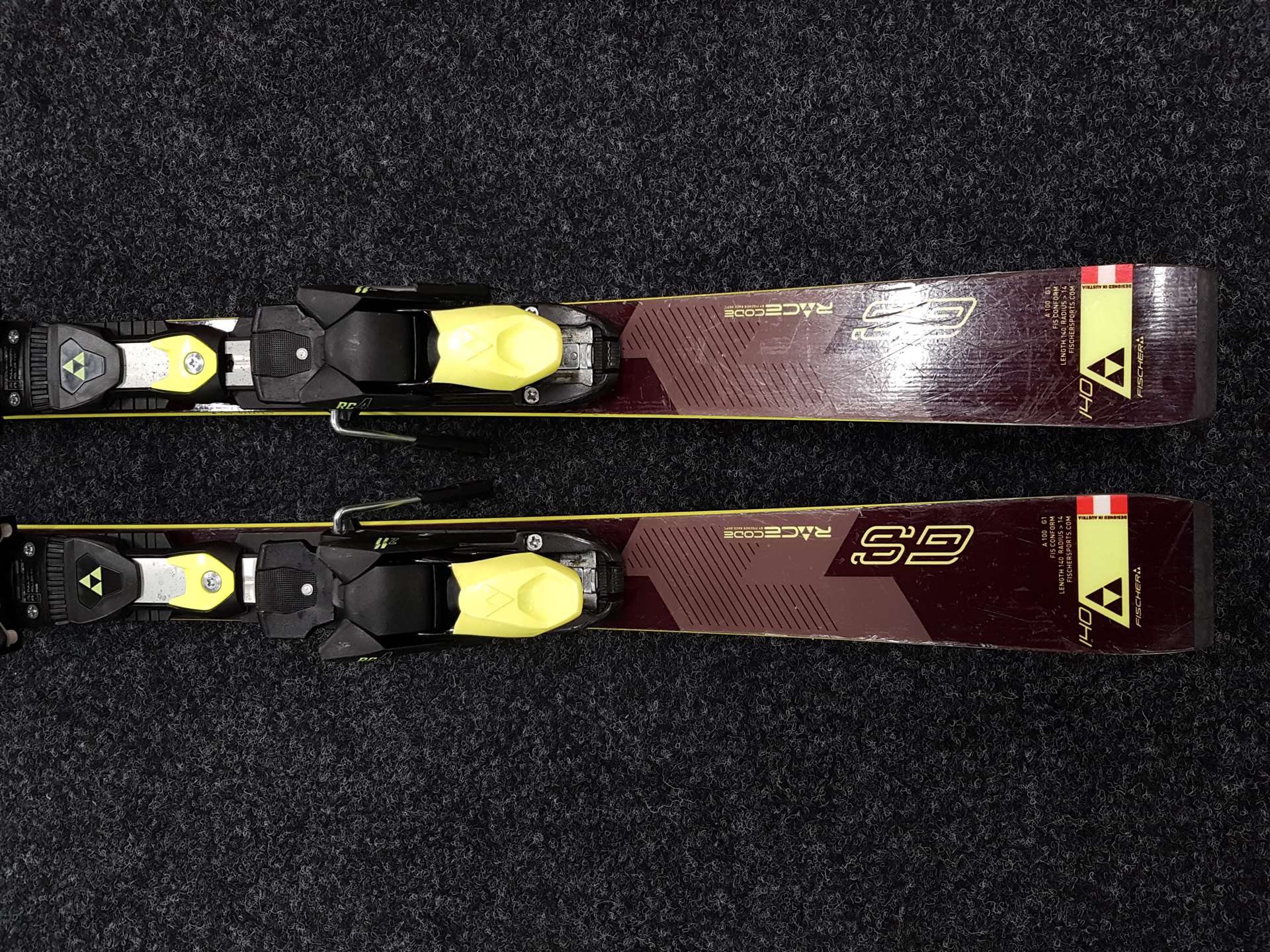 Použité lyže FISCHER Worldcup GS RC4 + vázání Fischer RC4 z11