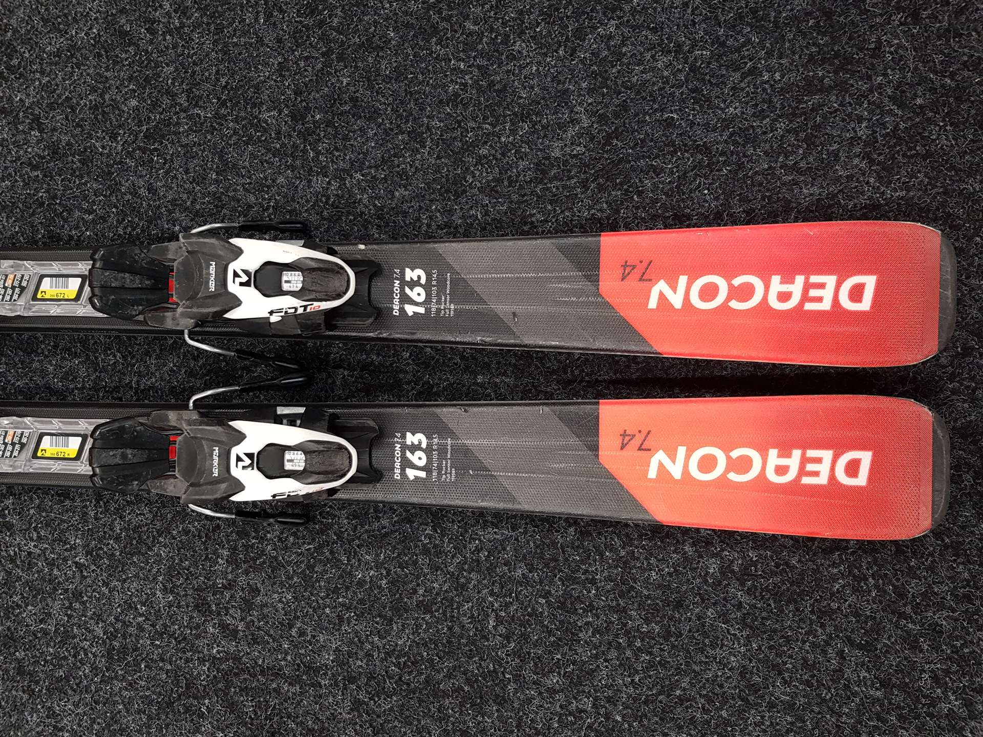 Sci VOLKL Deacon 7.4 usati + attacchi Marker FTD 10