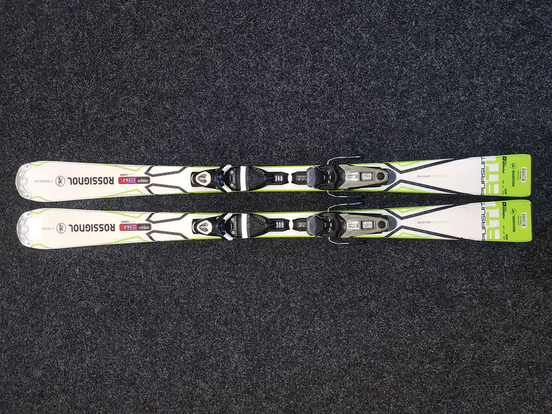 Schiuri ROSSIGNOL Pursuit RTU second-hand + legături Rossignol Axium 11