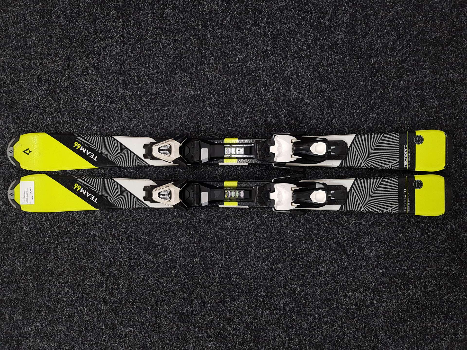 Gebrauchte Kinderski TECNOPRO Team 66 + Bindungen Tecnopro TC 4.5