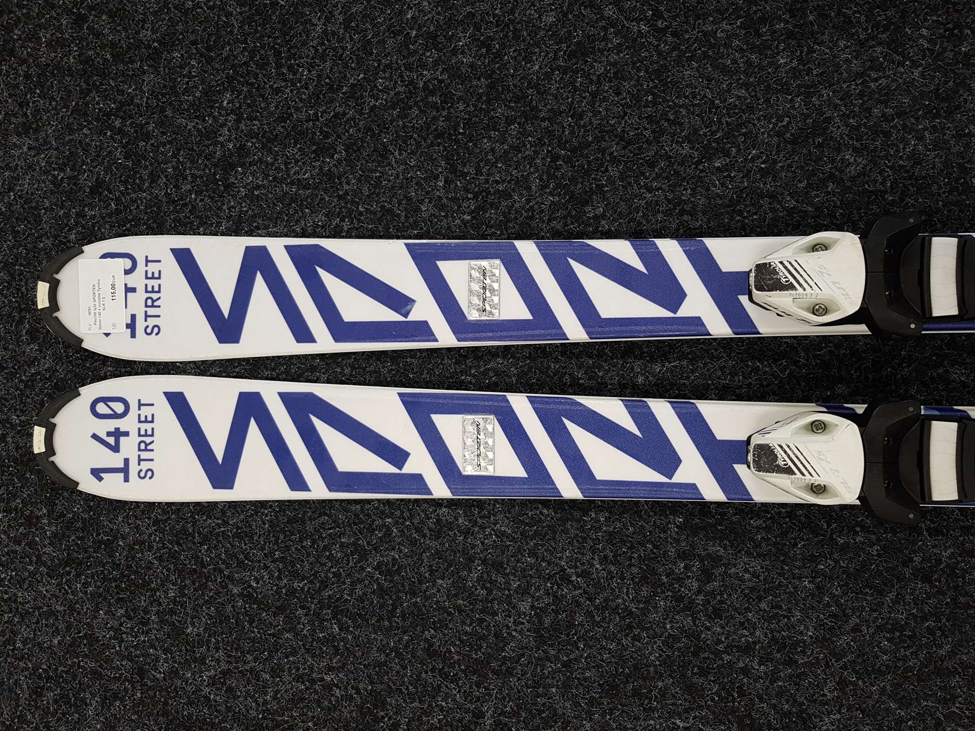 Gebrauchte Skier SPORTEN Street 140 + Tyrolia SLR 7.5 Bindungen
