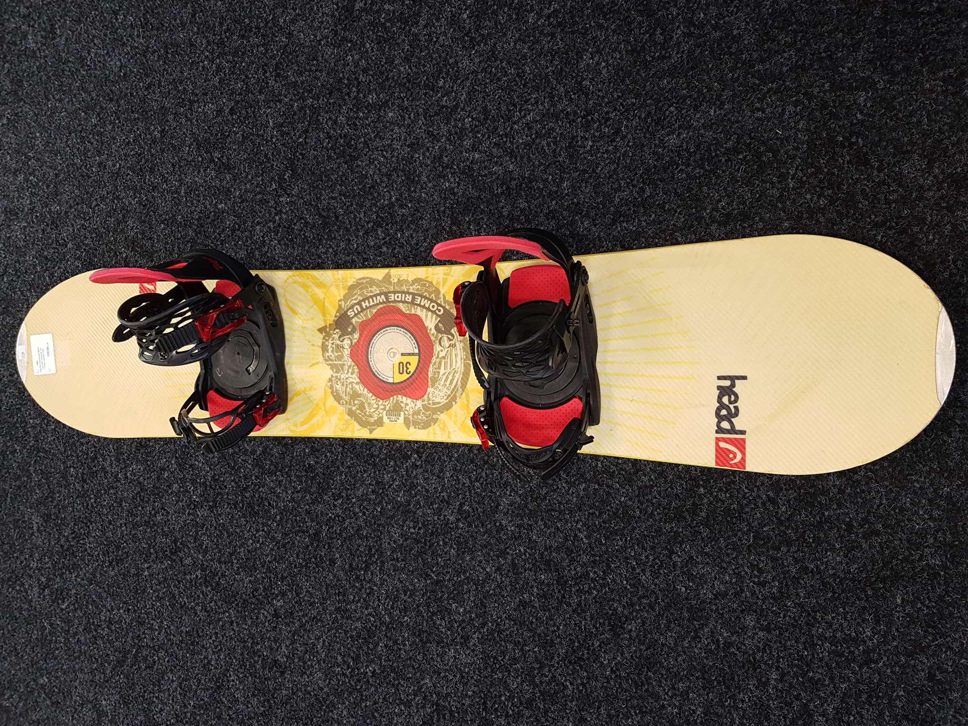 Použitý snowboard HEAD + vázání Salomon The Future velikost XS/S