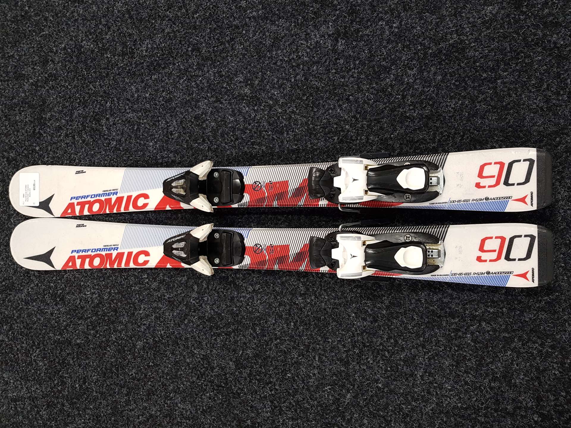 Použité lyže ATOMIC Performer  + viazanie Atomic 4,5
