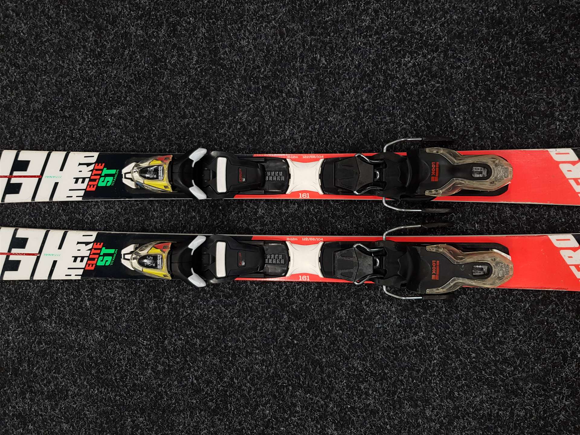 Gebrauchte ROSSIGNOL Hero Elite ST Ski + Look Express 11 Bindungen