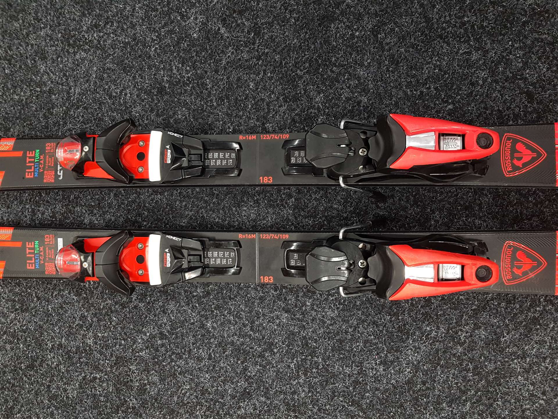 Schiuri ROSSIGNOL Hero Elite MT TI E16 folosite + legături Look NX 12