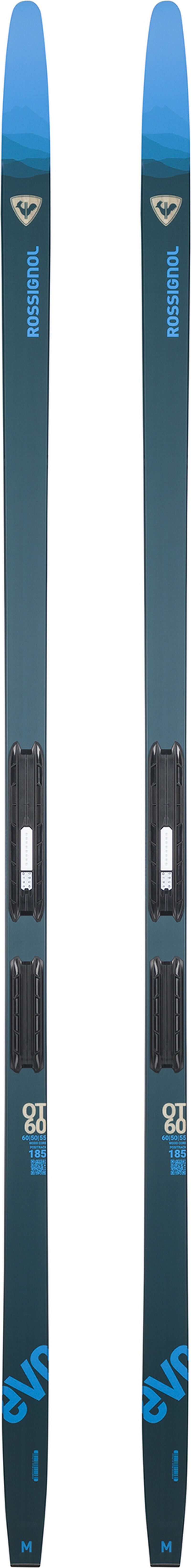 skis de fond Rossignol EVO OT 60 POSITRACK IFP + fixations Rossignol NNN 