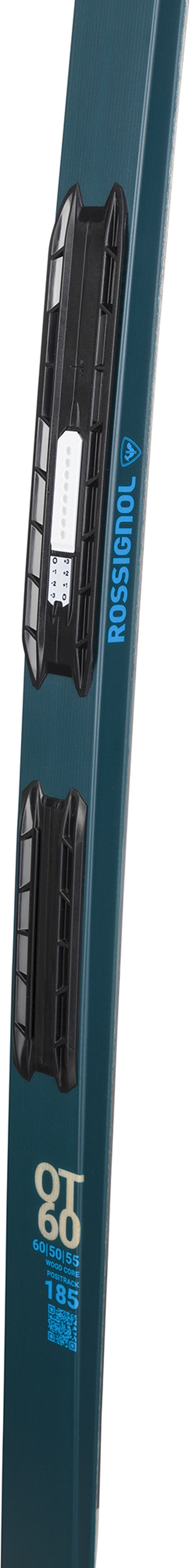 skis de fond Rossignol EVO OT 60 POSITRACK IFP + fixations Rossignol NNN 