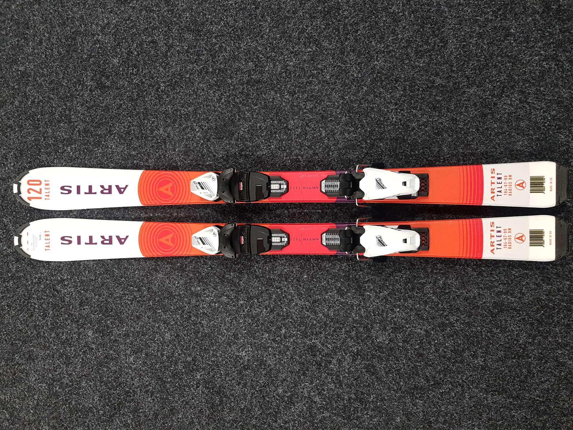 Skis enfant d'occasion ARTIS Talent 120 + fixations Tyrolia SLR 4.5