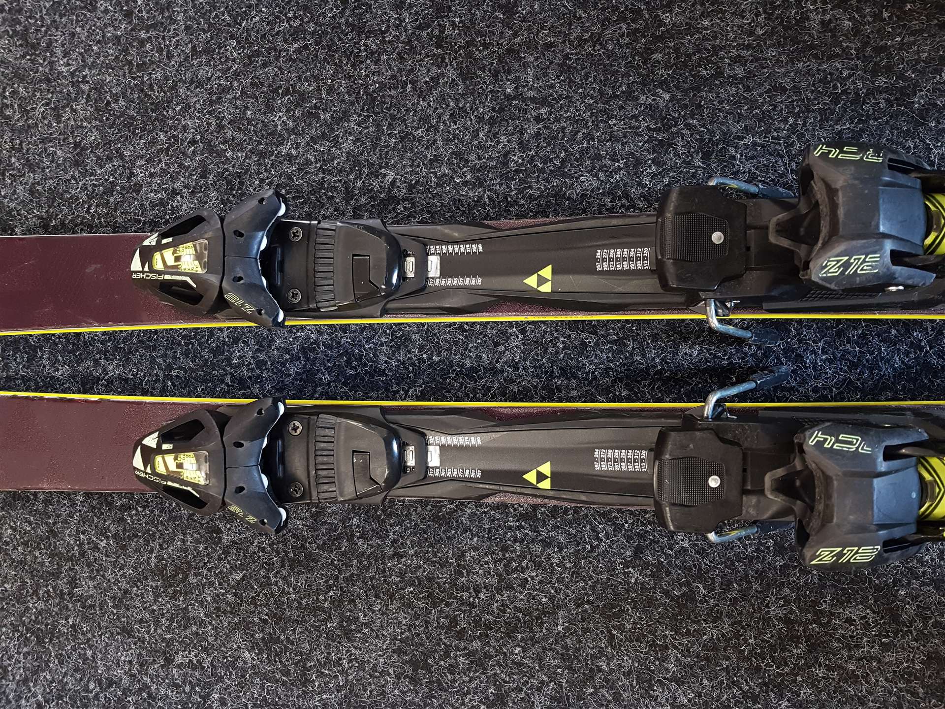 Gebrauchte FISCHER RC4 World Cup SC Ski + Fischer Z12 Bindungen