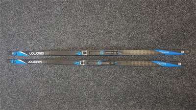 Jezděné běžecké lyže Salomon S/Race carbon skate + NNN vázání Salomon Prolink. 