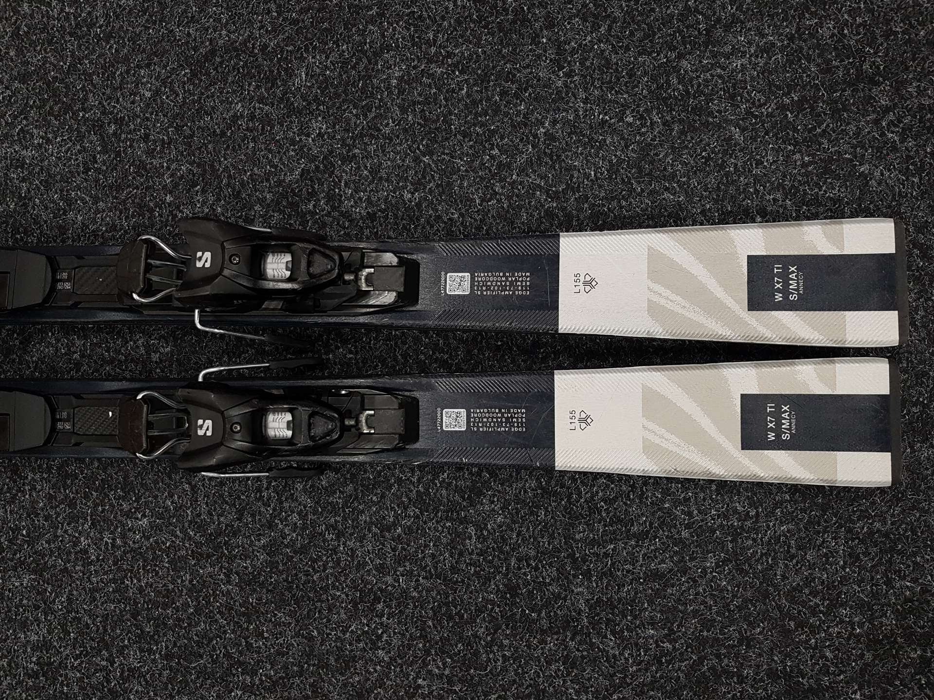 Gebrauchte Skier SALOMON S/MAX X7 W Ti + Salomon M10 Bindungen