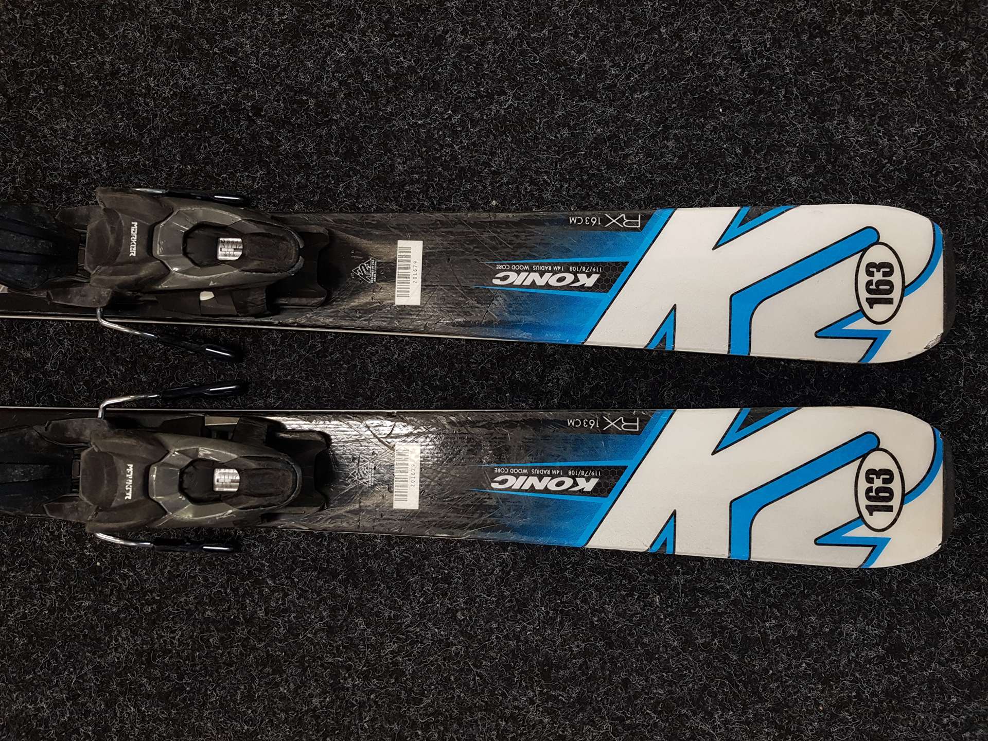 Použité lyže K2 RX Konic + vázání Marker M3 10