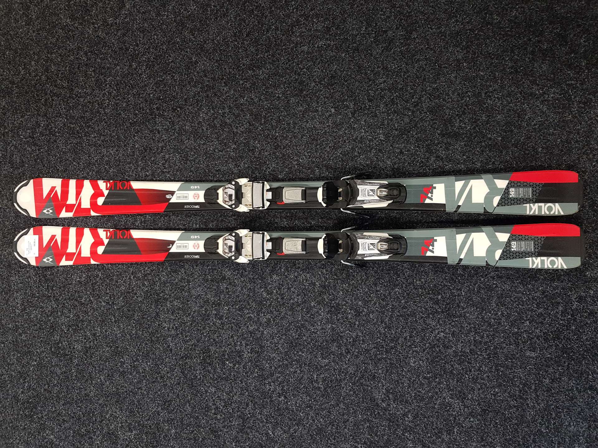 Použité lyže VOLKL RTM 7.4 + viazanie Marker Fasttrak 10