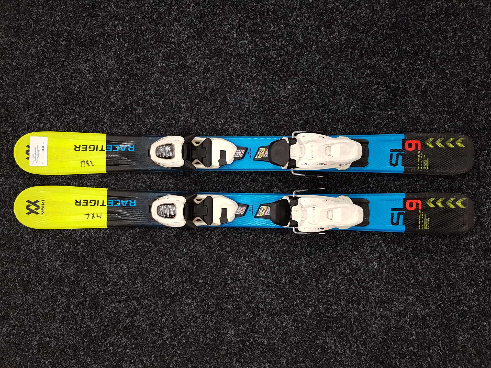 Gebrauchte VOLKL Racetiger SL 9 Skier + Marker 4.5 Bindungen