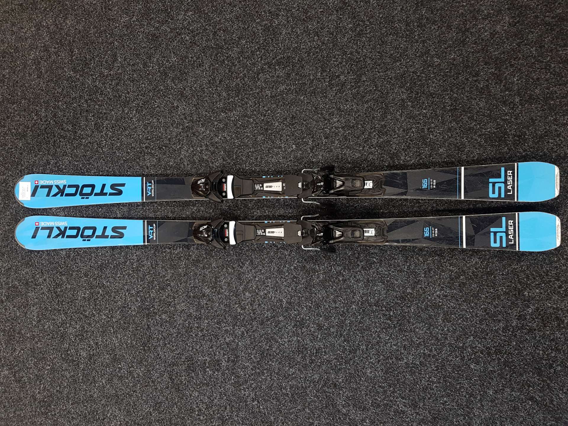 Sci usati STOCKLI VRT Worldcup SL Laser 21 + attacchi Salomon MC 11