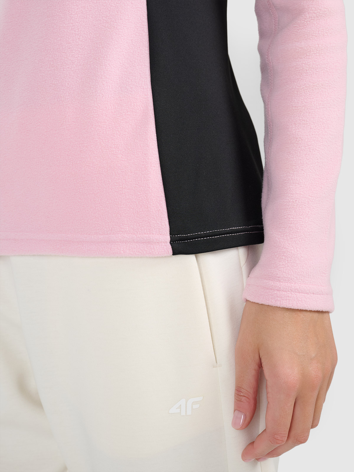 Damen-Fleece-Sweatshirt 4F F085 HELLROSA