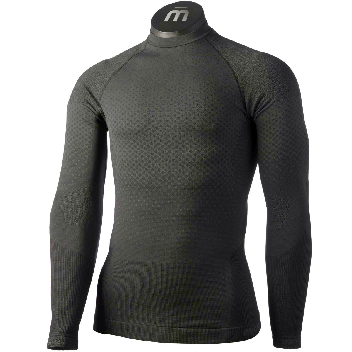 Thermounterwäsche für Herren MICO L/ÄRMEL SHIRT GERUCHSFREI, NERO