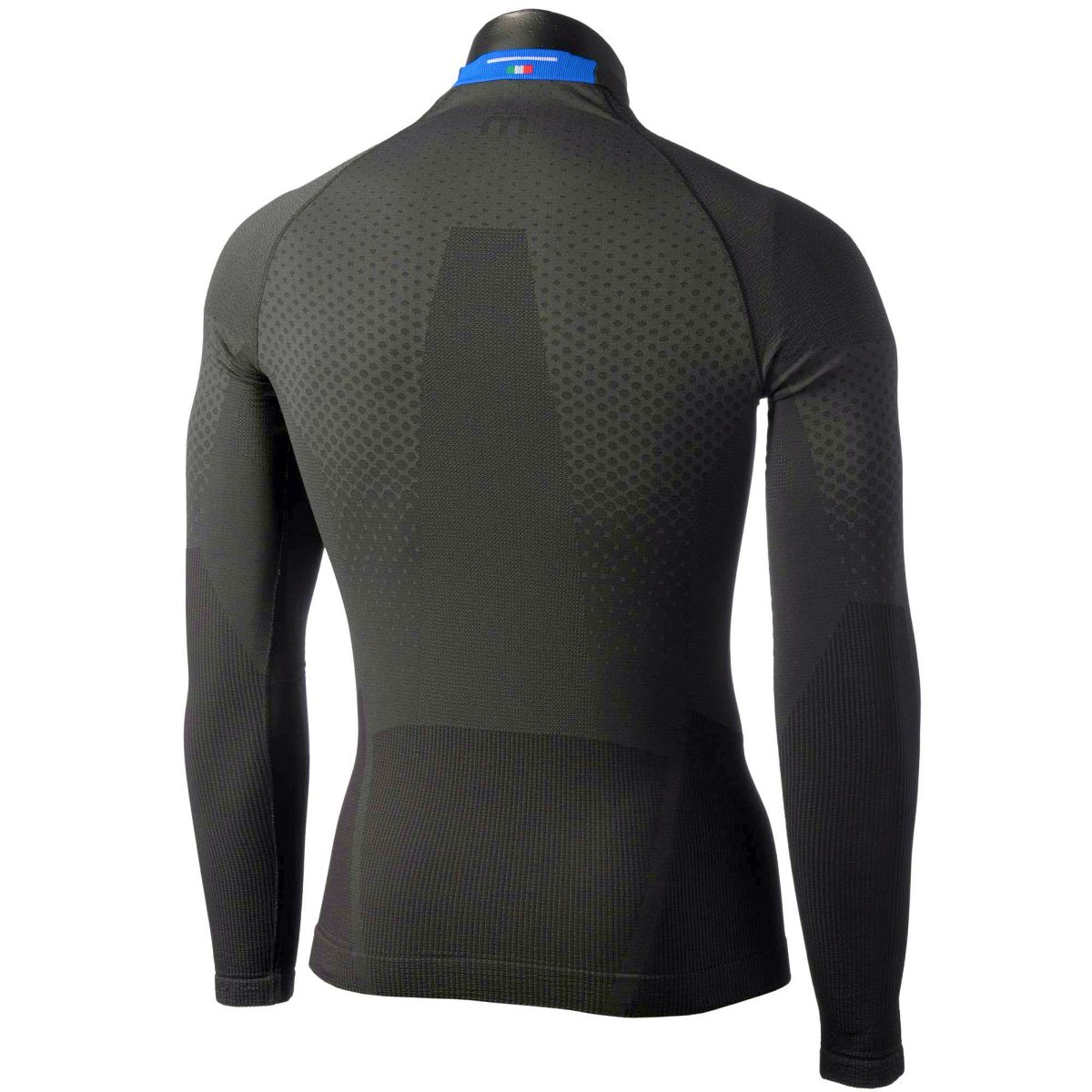 Ropa interior térmica para hombre MICO L/SLEEVES R/HECK SHIRT ODOR ZERO, NERO