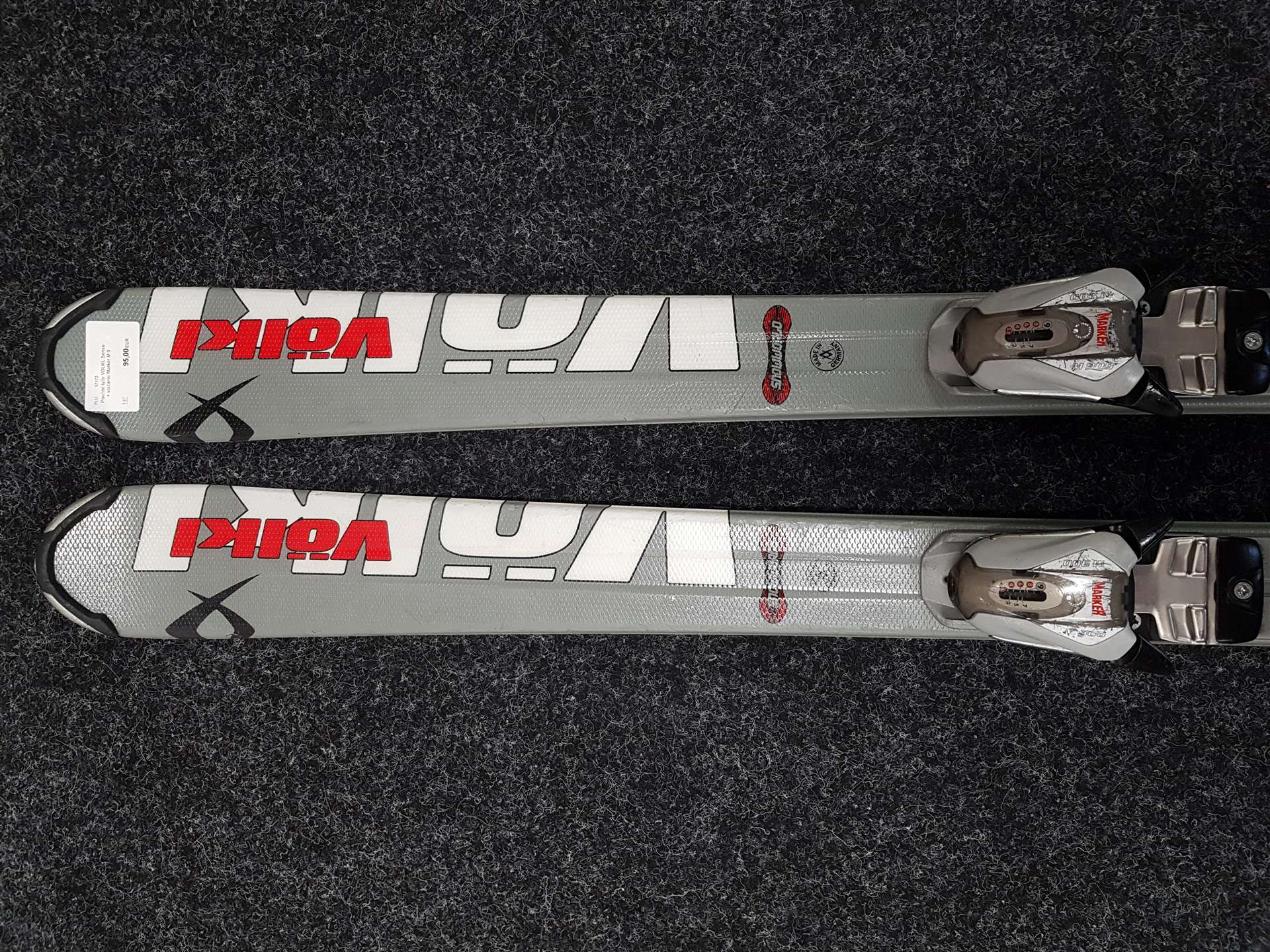 Skis VOLKL Senso d'occasion + fixations Marker M 9