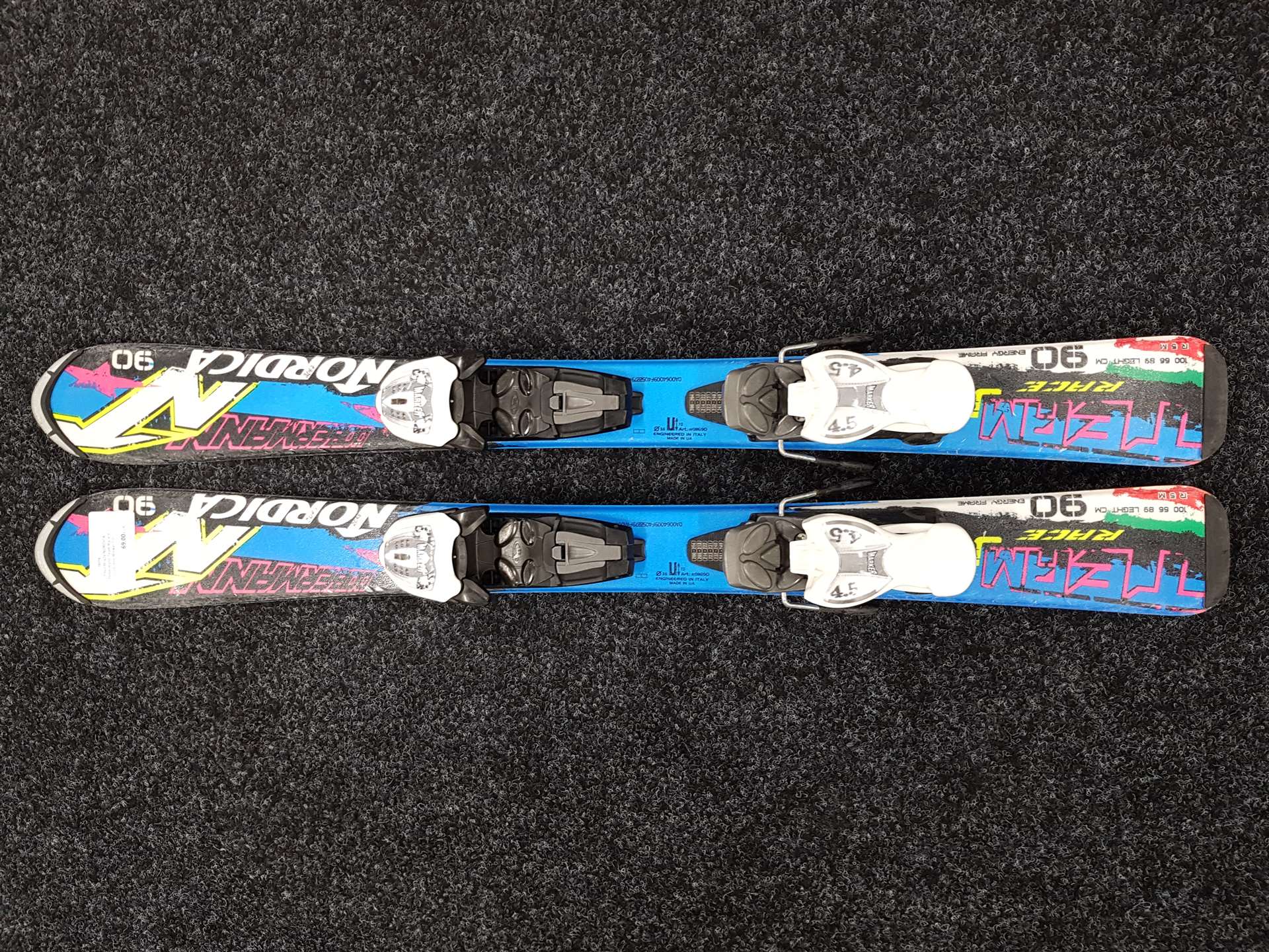 Gebrauchte NORDICA Dobermann Team Race Ski + Marker 4.5 Bindungen