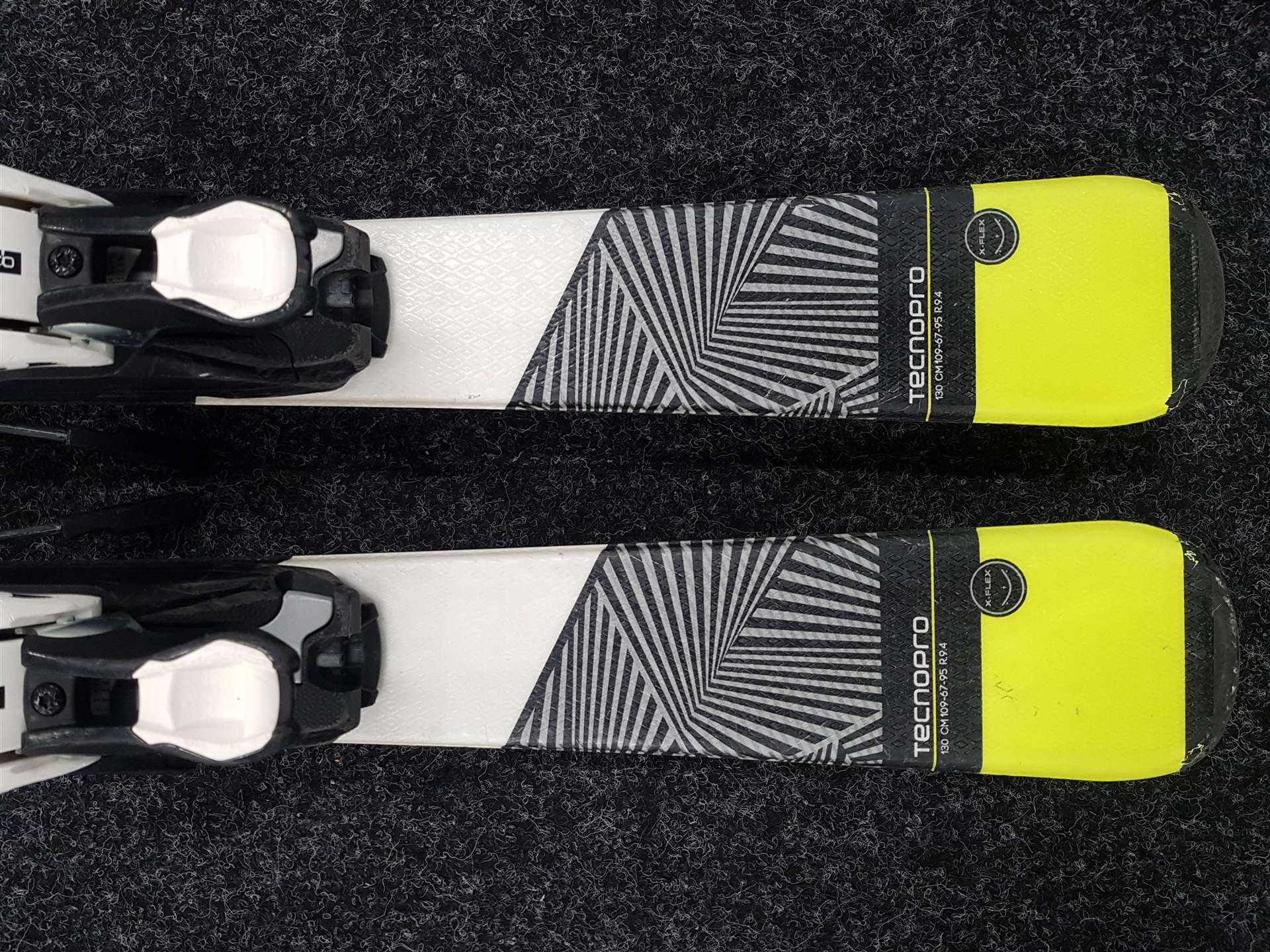 Gebrauchte Ski TecnoproTeam 66 + Bindungen Tecnopro 7.5