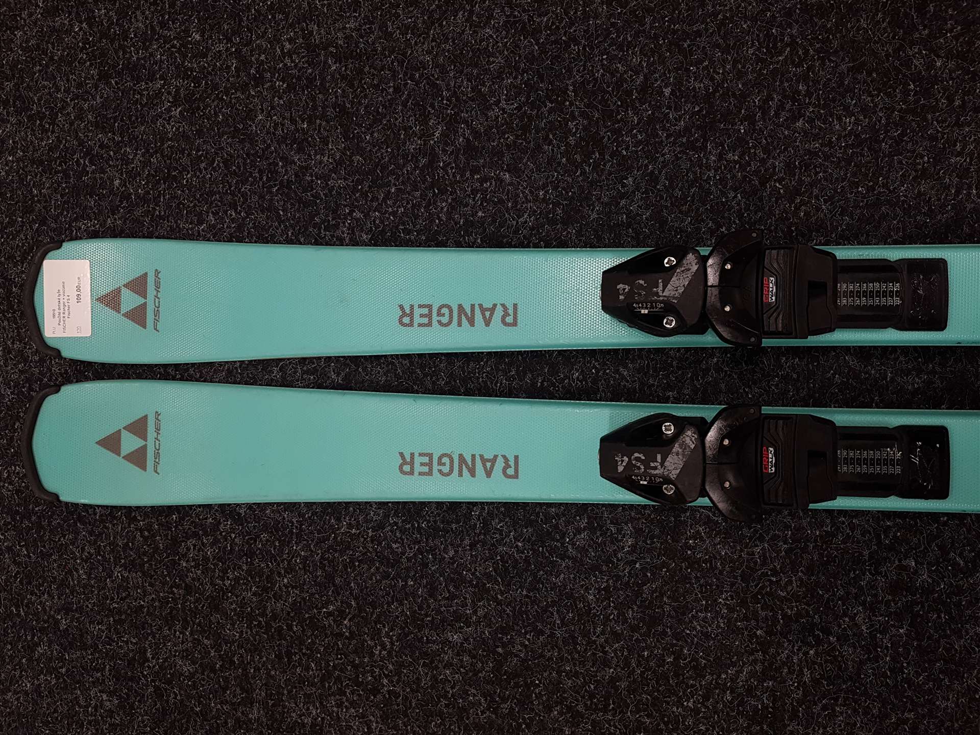 Gebrauchte FISCHER Ranger Kinderski + Fischer FS 4 Bindungen